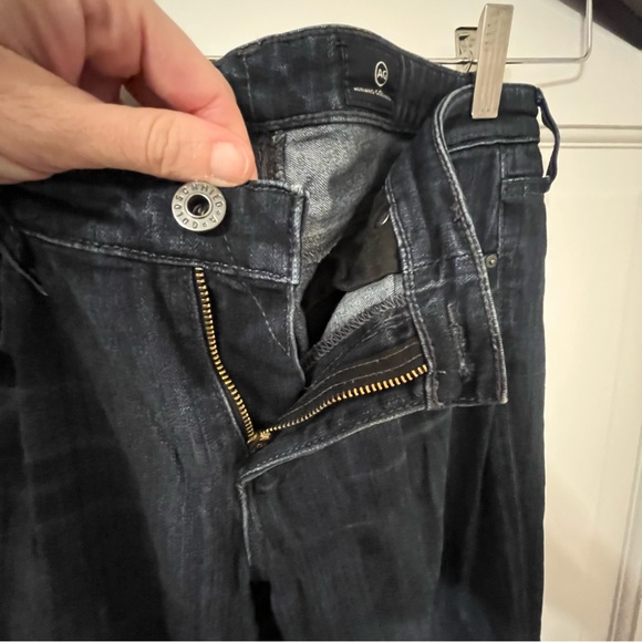 AG Adriano Goldschmied The Stevie Slim Straight Dark Blue Brooks Jeans. SZ 28R - Picture 4 of 12